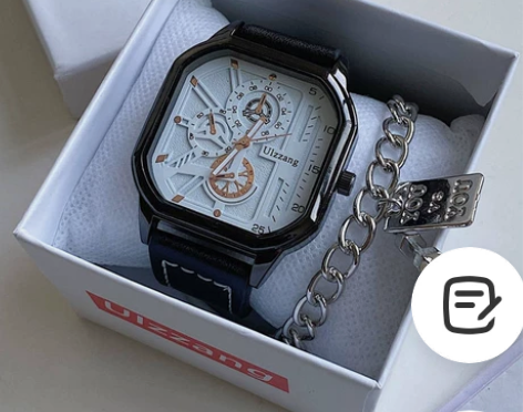 【全新】2022年新款方形男士手表男潮流酷...