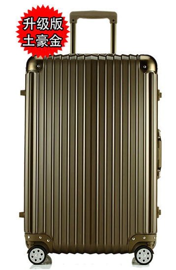 iTO ABS PC旅行箱万向轮密码箱铝框...