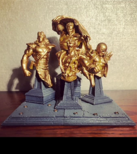 海洋堂KAIYODO北斗神拳扭蛋食玩盒蛋胸...