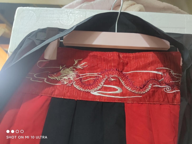 汉服娘做的一套，上衣s，下裙105，买下裙...