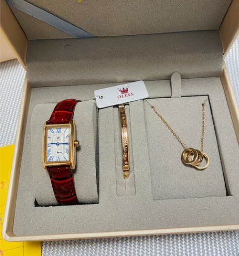 欧利时品牌表，套装：手表，手镯，项链。全新...