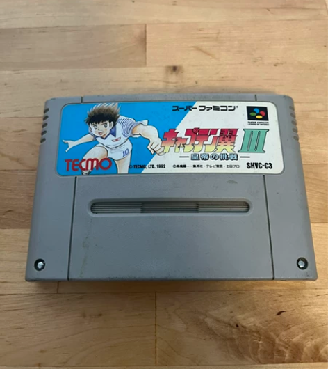 SFC 原装正版游戏 足球小将3 天使之翼...