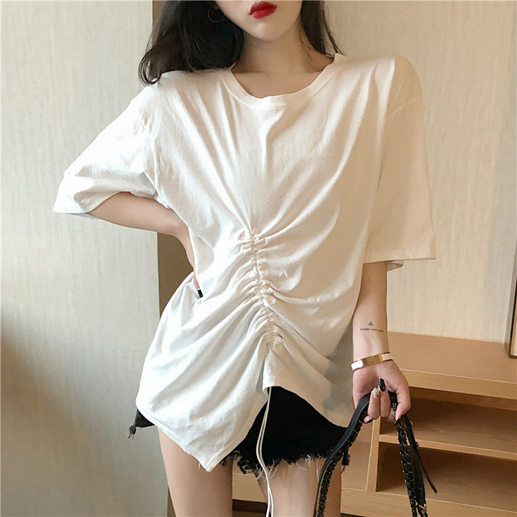 抽身T恤 白色 M码