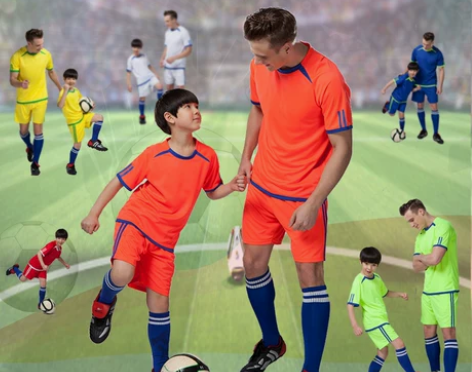 儿童足球服青少年小学生足球训练比赛球衣服套...