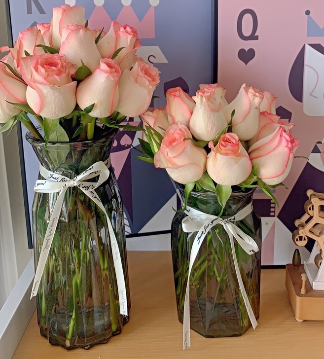 捡漏特大号玻璃花瓶透明水养富贵竹百合转运花...