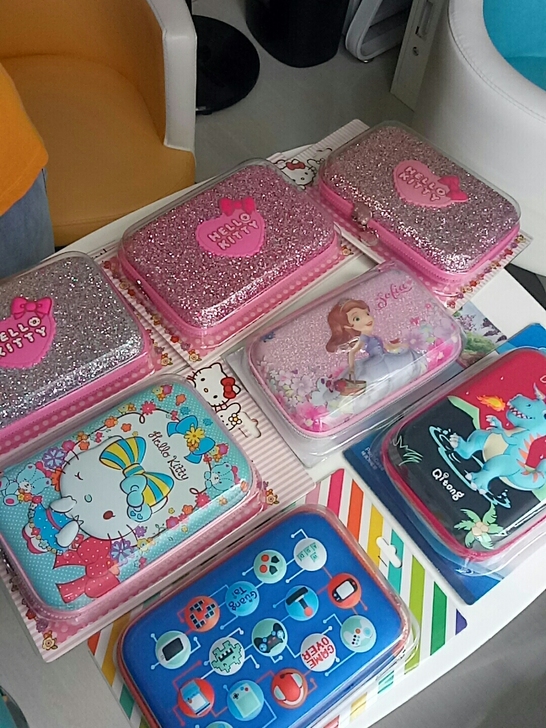 儿童文具卡通大号精美拉链笔袋