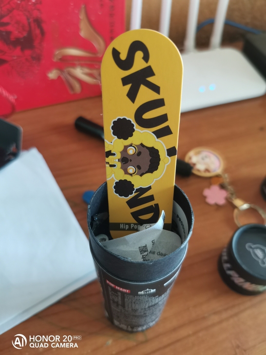 熊喵热潮手指滑板拆盒未拆袋两个一起出