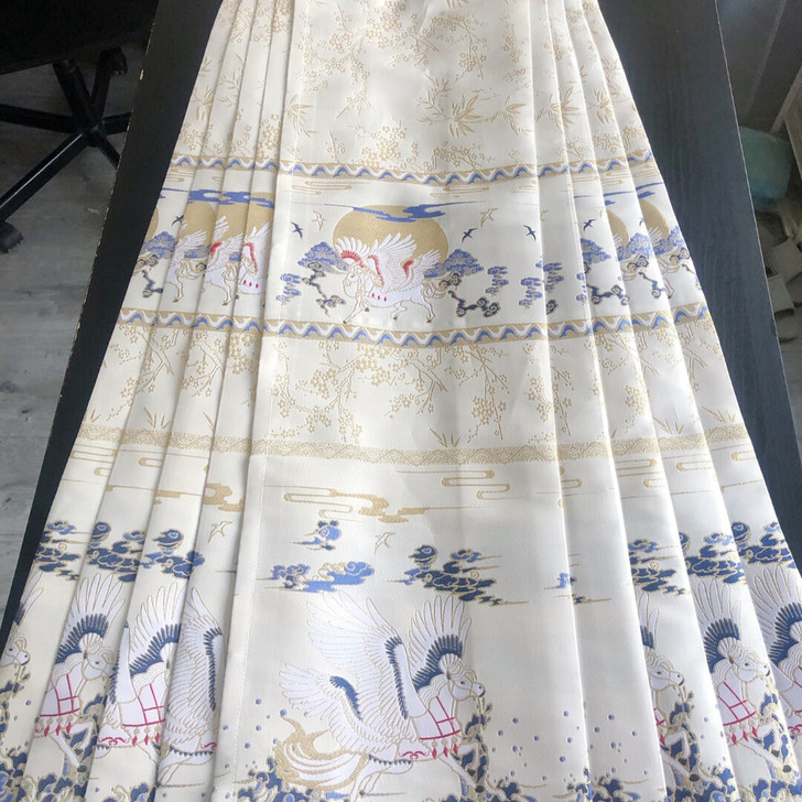 【出】小飞马马面明制仿妆花织金一片式芸堂香...