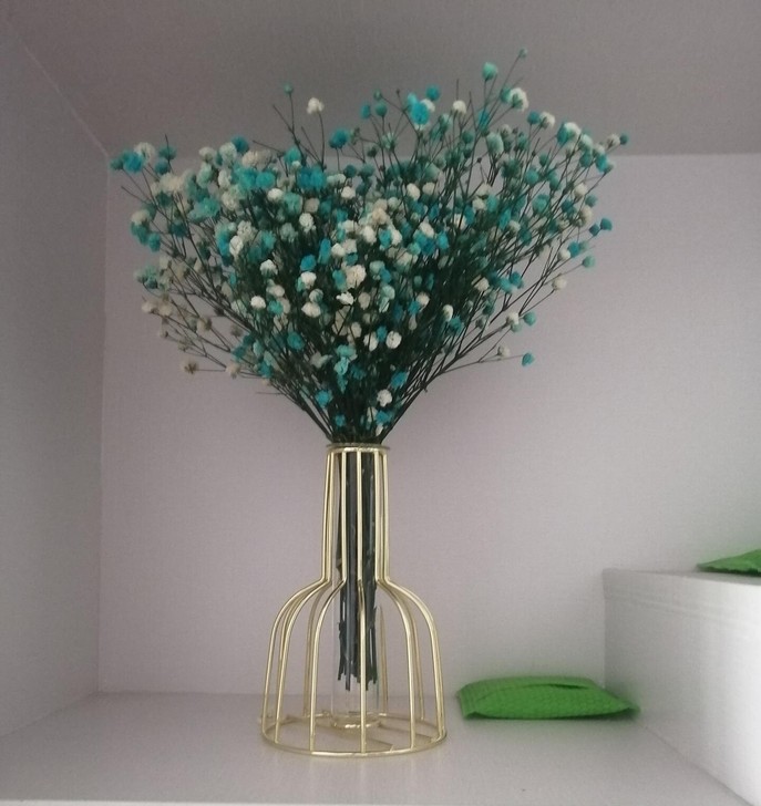 北欧创意玻璃插花花瓶客厅房间装饰品电视柜桌...