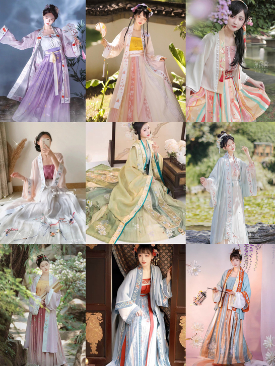 宋制汉服出租清新自然小仙女30元一天