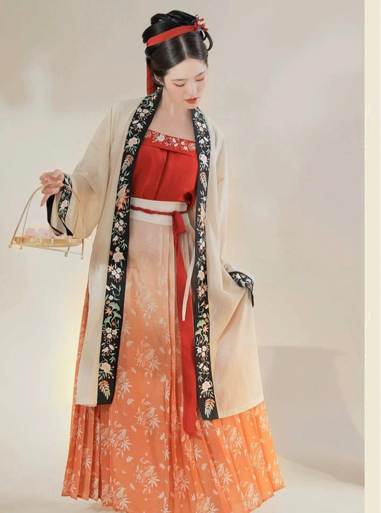 科幻,无衣饮羽原创汉服《良缘》春款宋制汉服...