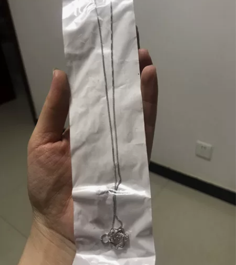 全新六芒星银色项链，保色一年，因为未拆封，...