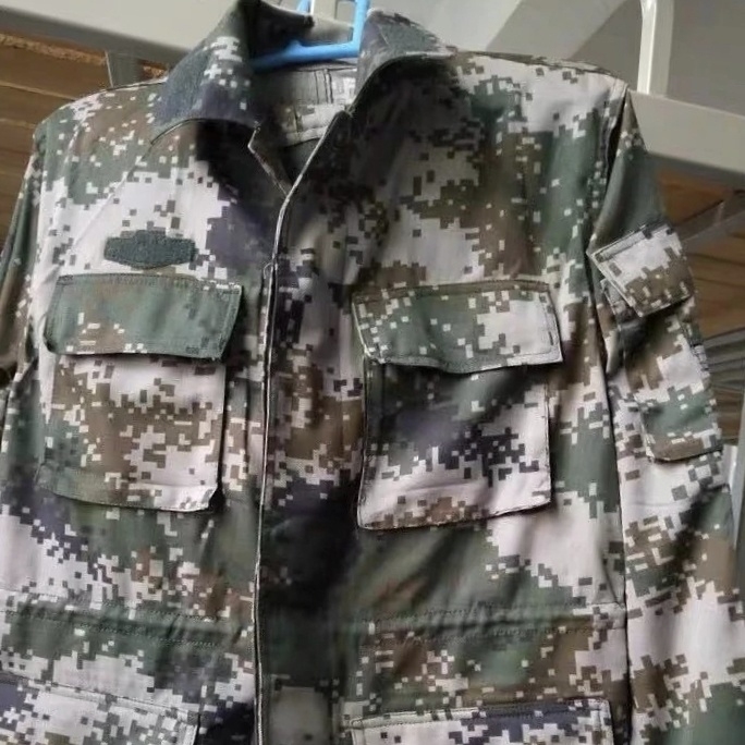 工作服男耐脏防尘旧迷彩服男装薄款劳保服工地...