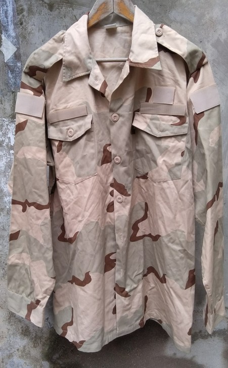 三沙迷彩作战服上衣 肩宽51,胸围6...