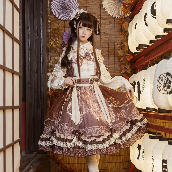 豹了个猫 原创~lolita悦龙诗韵古风j...