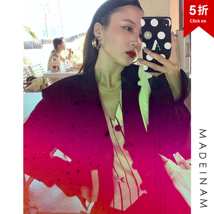 MADEINAM2019早秋 暗黑迷彩提花...