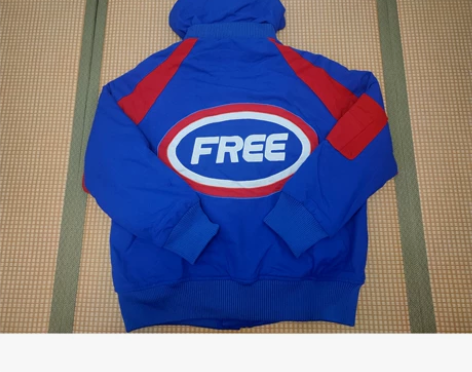 Vintage古着贴布补丁厚款棉服over...