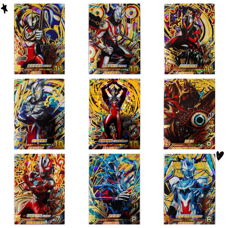 奥特曼融合激战炽热极限1弹街机卡奥特曼游戏...