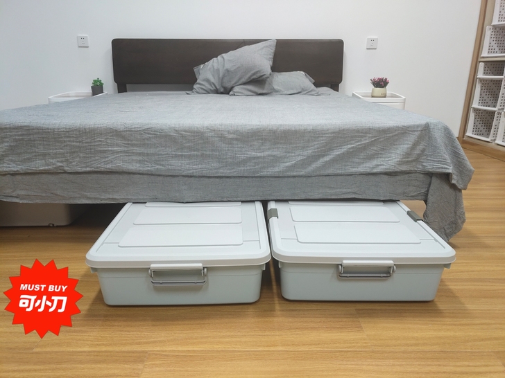 床底收纳箱 扁平床下被子收纳塑料整理箱子衣...