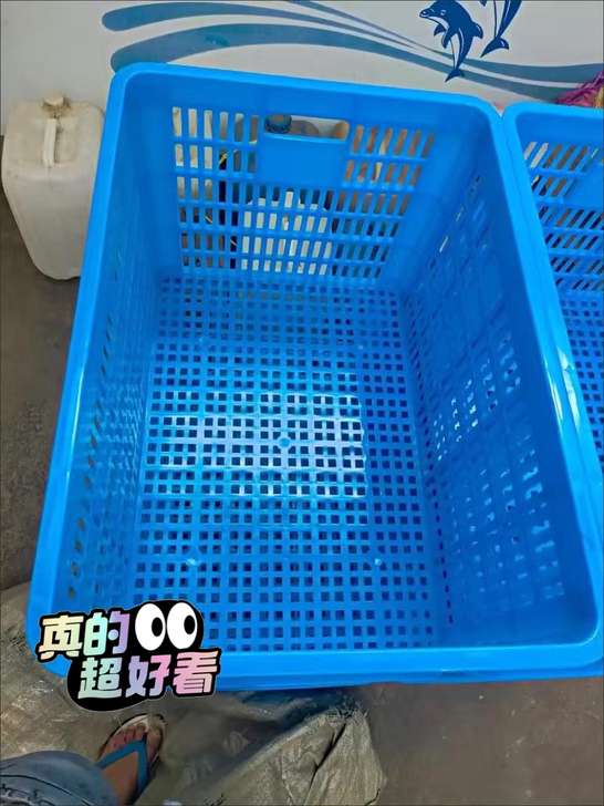 【全新包邮】长方形镂空大号快递框子周转塑料...