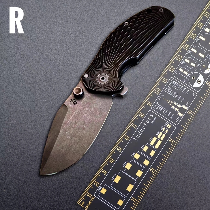 刀疤曾魔王 折叠刀M390折刀钛合金小刀户...
