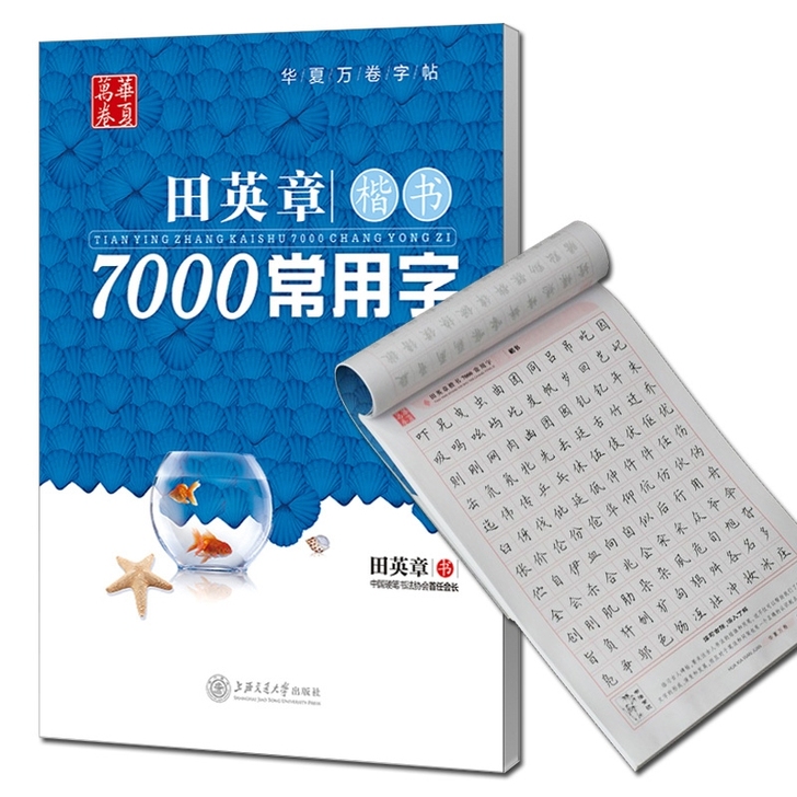田英章学生字帖硬笔楷书行书7000常用字学...