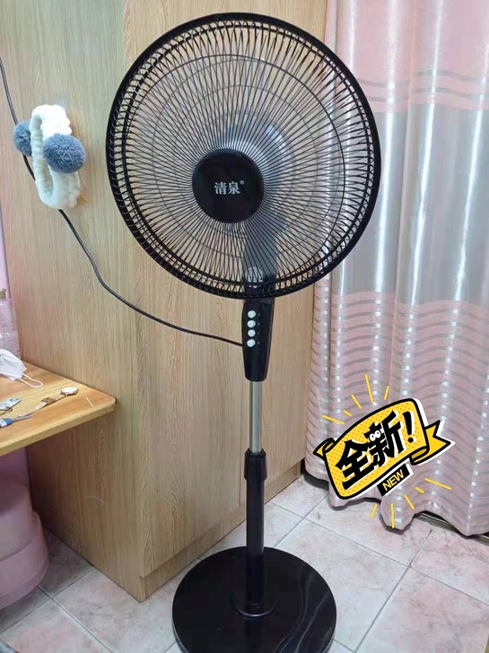 大尺寸清泉电风扇落地扇家用立式夏天台式遥控...