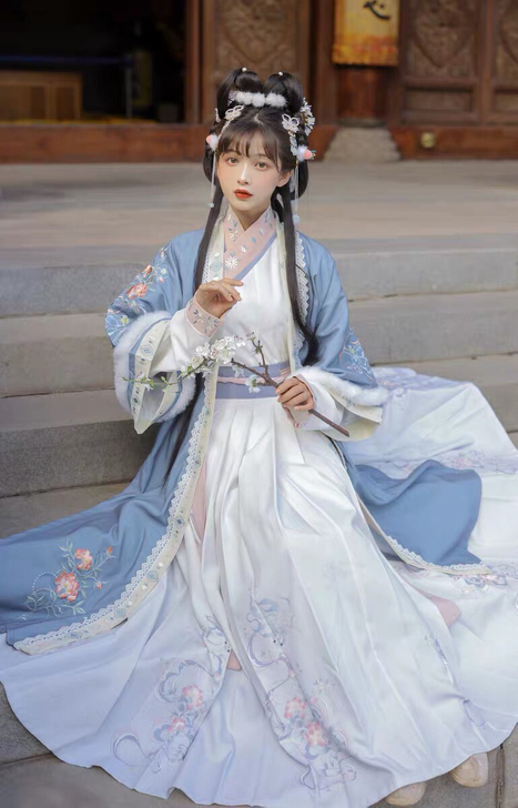 玉术曲宵原创汉服女宋制长禙子长衫交领短衫齐...