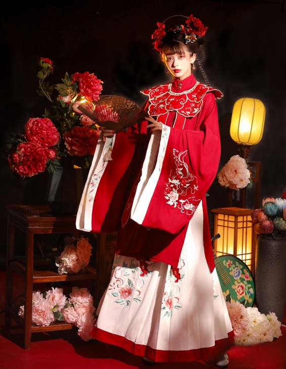 玉术旗舰店正品汉服花嫁系列，200出，可小...
