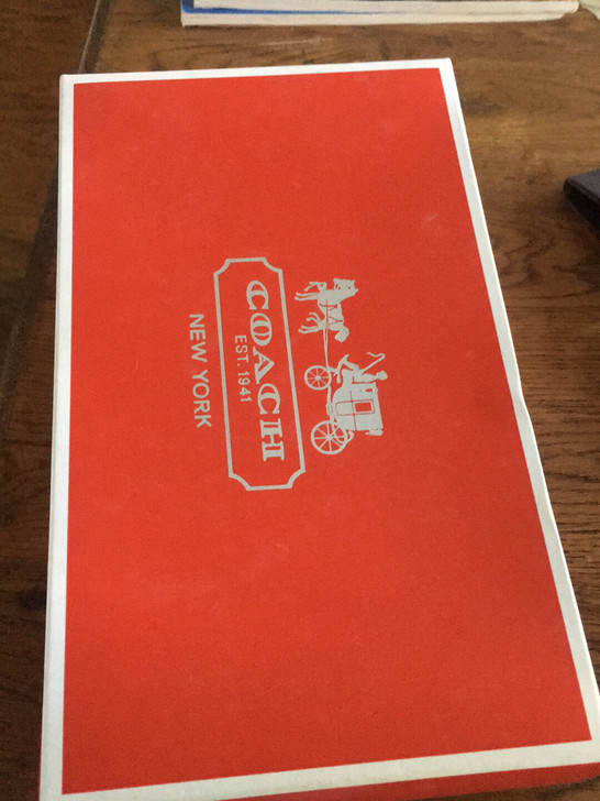 全新 真皮 coah 长款钱包 原包装