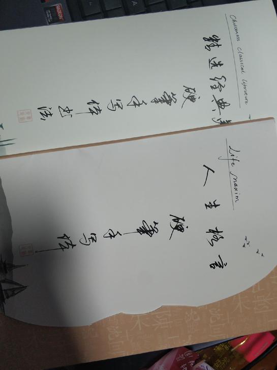 章紫光行书临摹成人行楷
