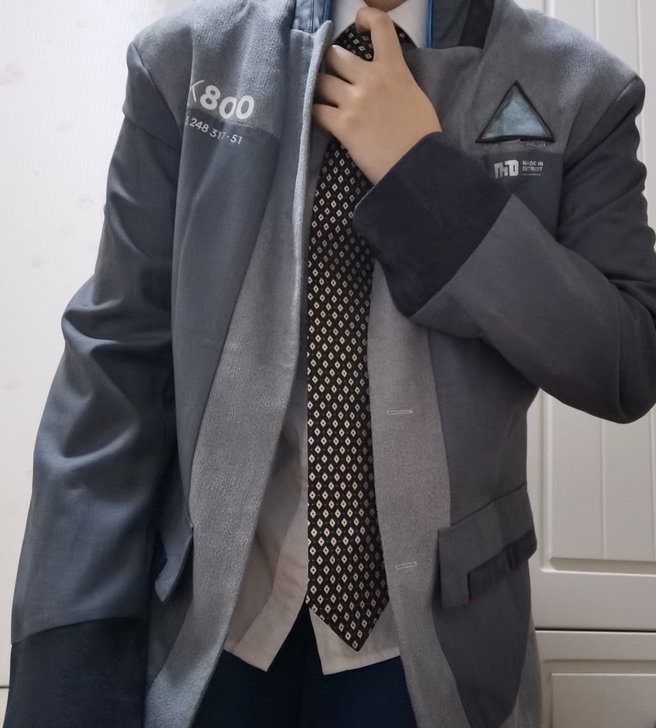 三分妄想底特律变人cos服康纳connor...