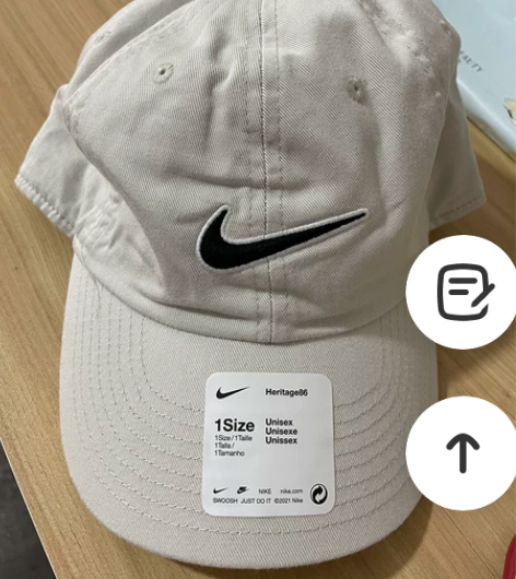 耐克NIke春夏秋新款经典百搭小标勾男女士...