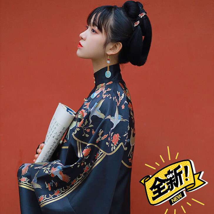出租素羽华裳原创明制妆花立领长袄对襟 正版...