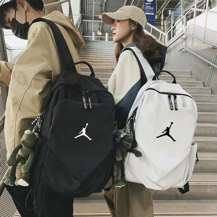 AJ潮书包男双肩背包高中初中大学生大容量书...