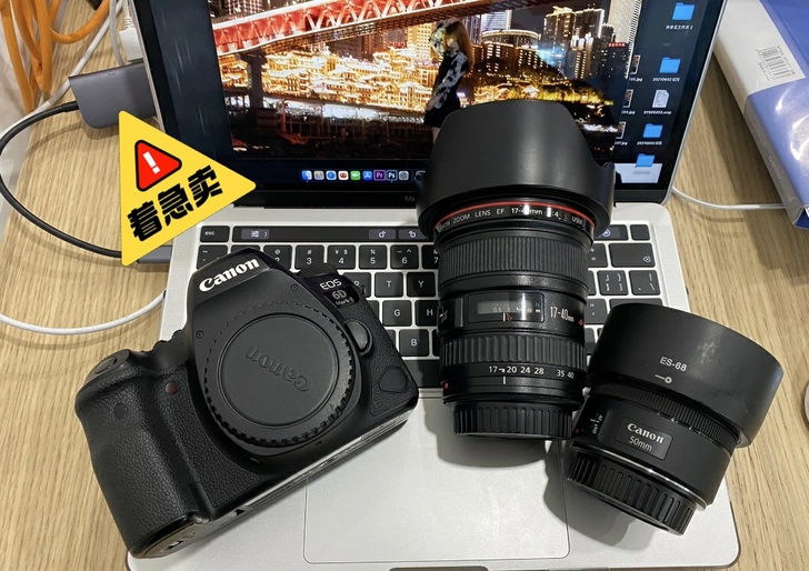 佳能6D2高端全画幅单反含两支镜头