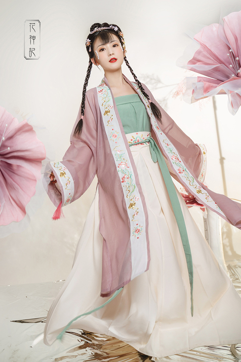 花神记 夏至 宋制汉服三件套齐腰夏季日常原...