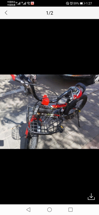 儿童自行车,自己用过的,搬家带不走,便宜卖...
