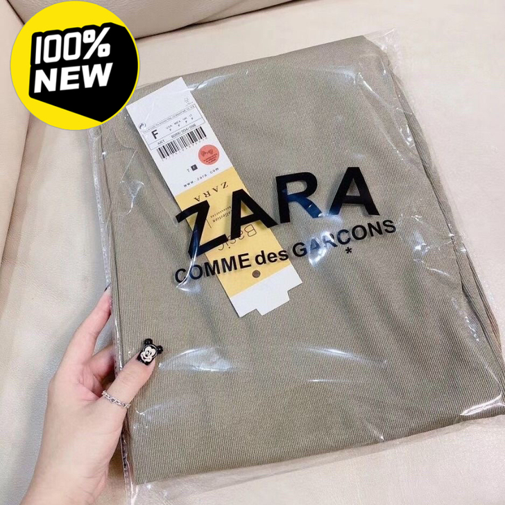 全新ZARA女装冰丝棉麻阔腿裤女高腰垂感九...
