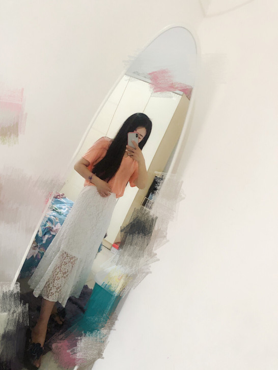 全新蕾丝半身鱼尾裙