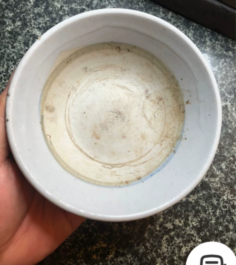 清代青花茶碗东西完整漂亮器型正品相如图 感...