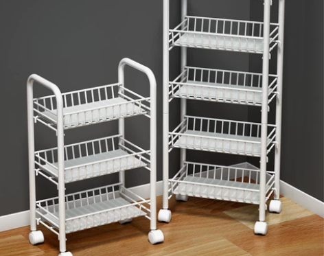 [捡漏]厨房架子置物架小推车落地多层收纳架...