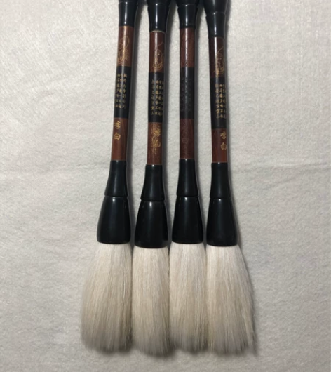 大斗笔 实木牛角杆 羊毫加健 直径3.0 ...