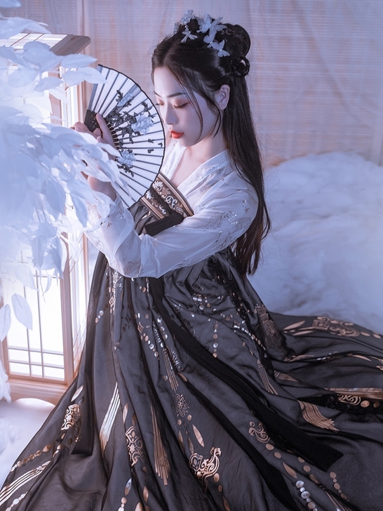 艺缕原创正品汉服齐胸襦裙改良汉服女传统中国...