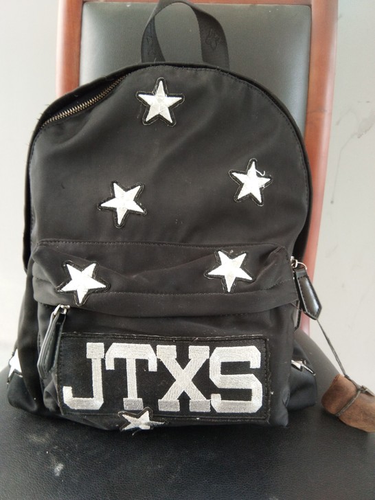 JTXS新款双肩包女潮牌牛津布书包五角星刺...