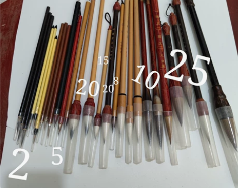 清仓兼毫狼毫羊毫毛笔紫竹笔杆大中小号 之前...