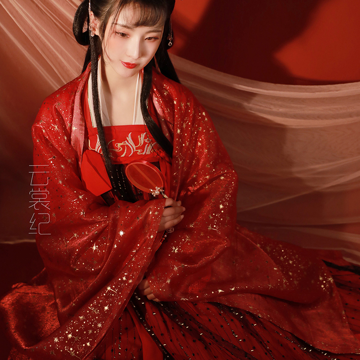 【东月棠-原云裳纪】云月胭脂金 两片式齐胸...