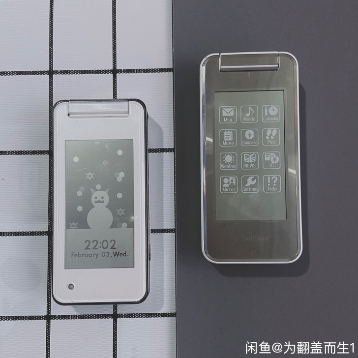 夏普两代忆镜液晶934sh，944sh翻盖...