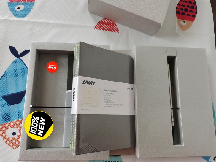 LAMY圆珠笔+3个小笔记本套装。全新正品...