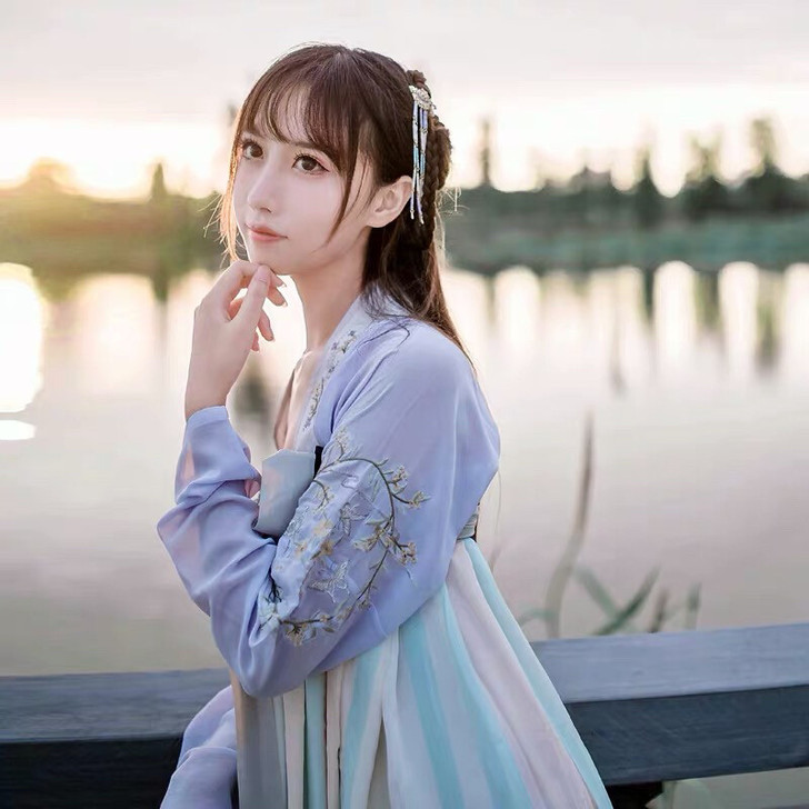 【流烟昔泠-寒露】xd出全套，传统汉服女装...